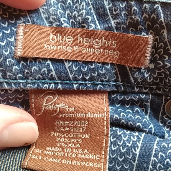 Paige Blue Heights Super Peg Skinny Jeans - Picture 4 of 7